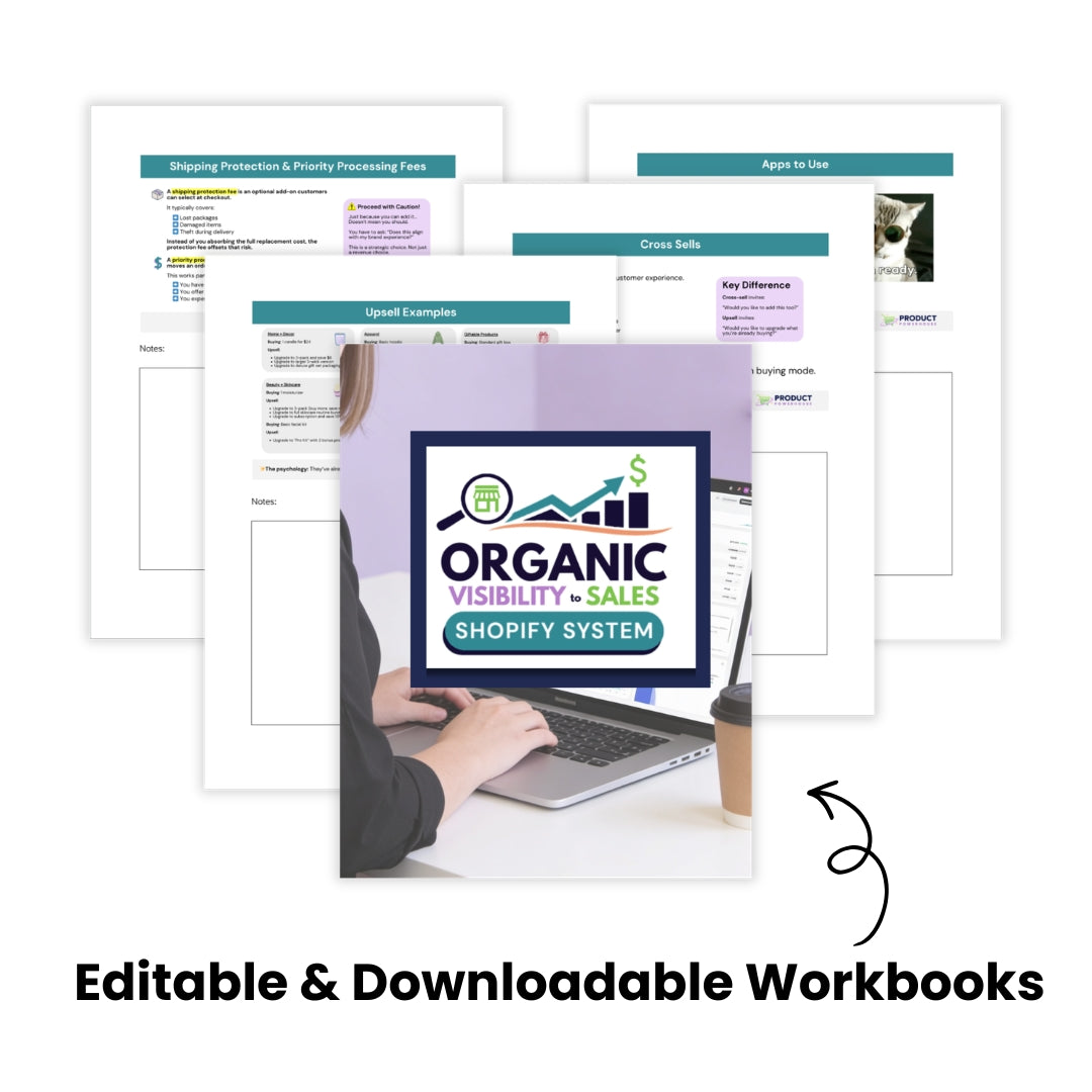 The Organic Visibility to Sales Shopify System